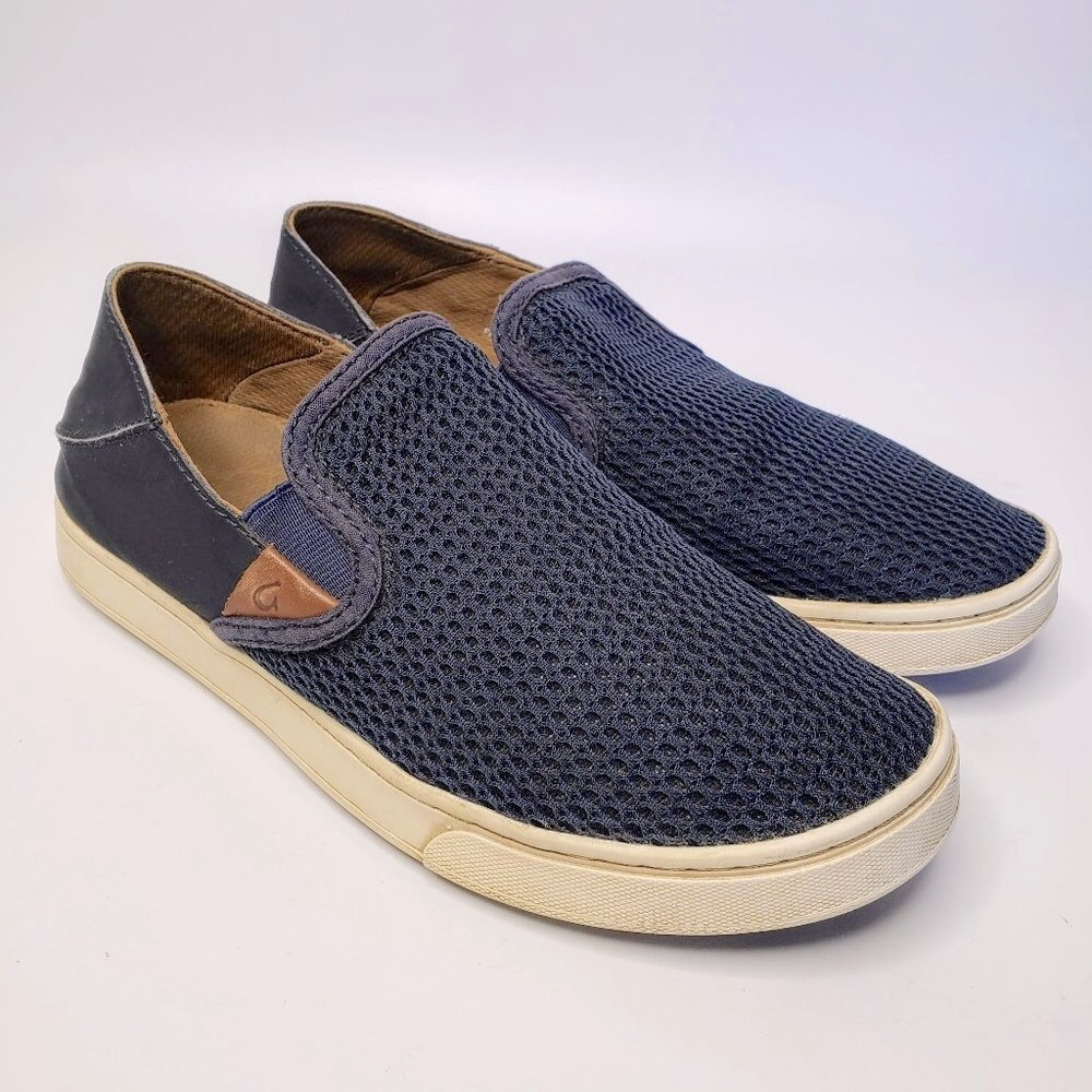 Olukai Pehuea Mesh Top Slip On Shoes 7.5
